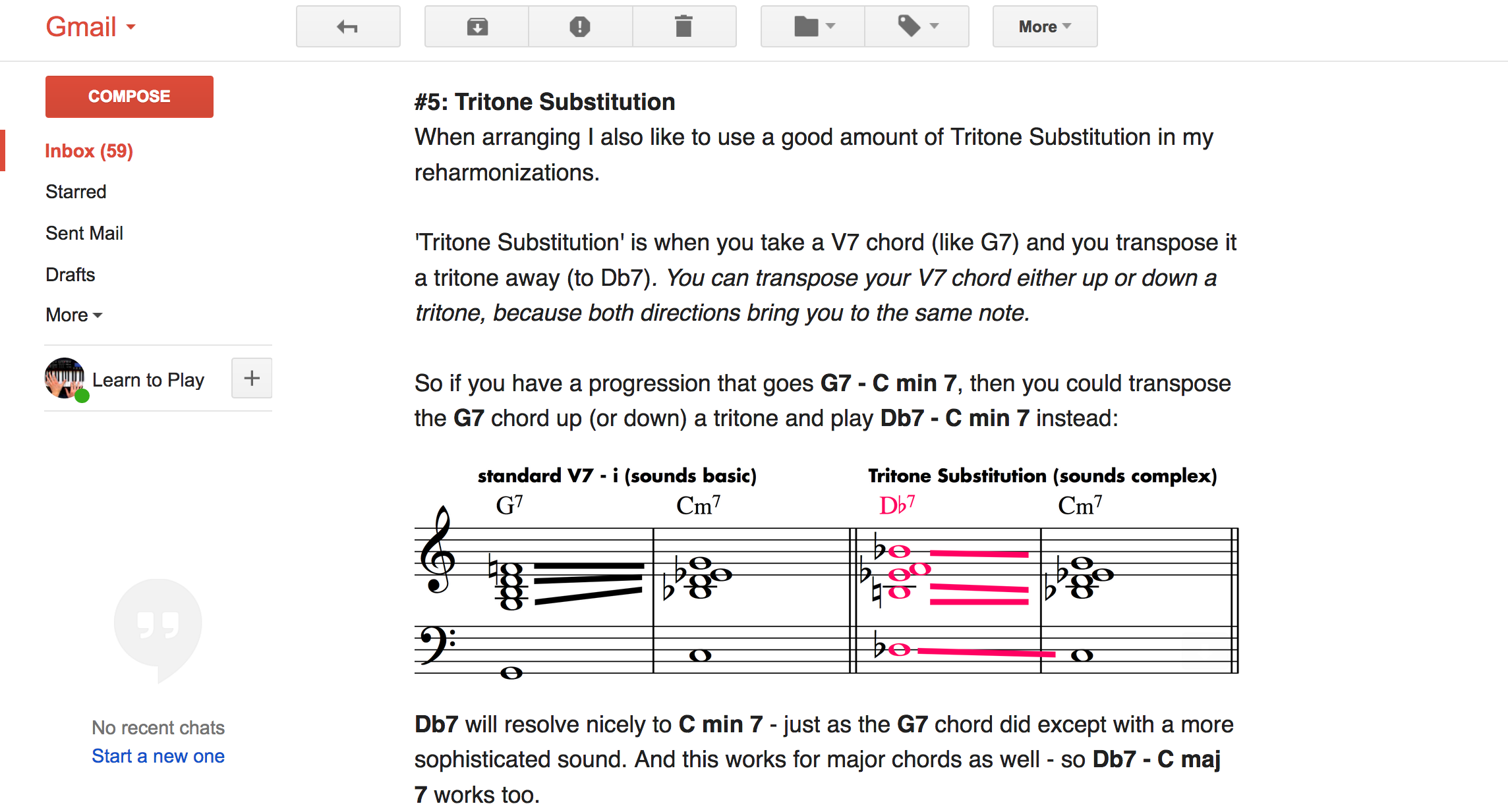 Jazz Tutorial Email tips